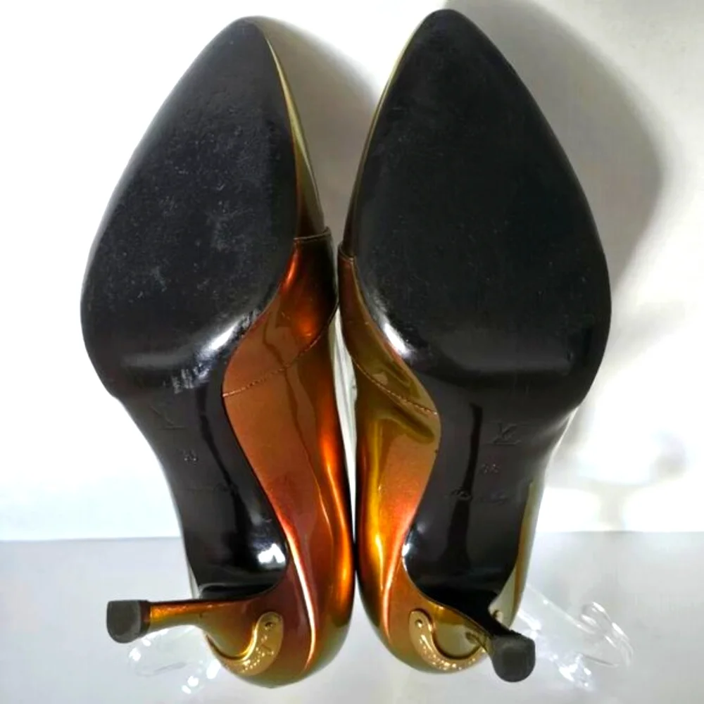 Louis Vuitton Prismatic Limited Edition Patent Leather Heels Size 36/6